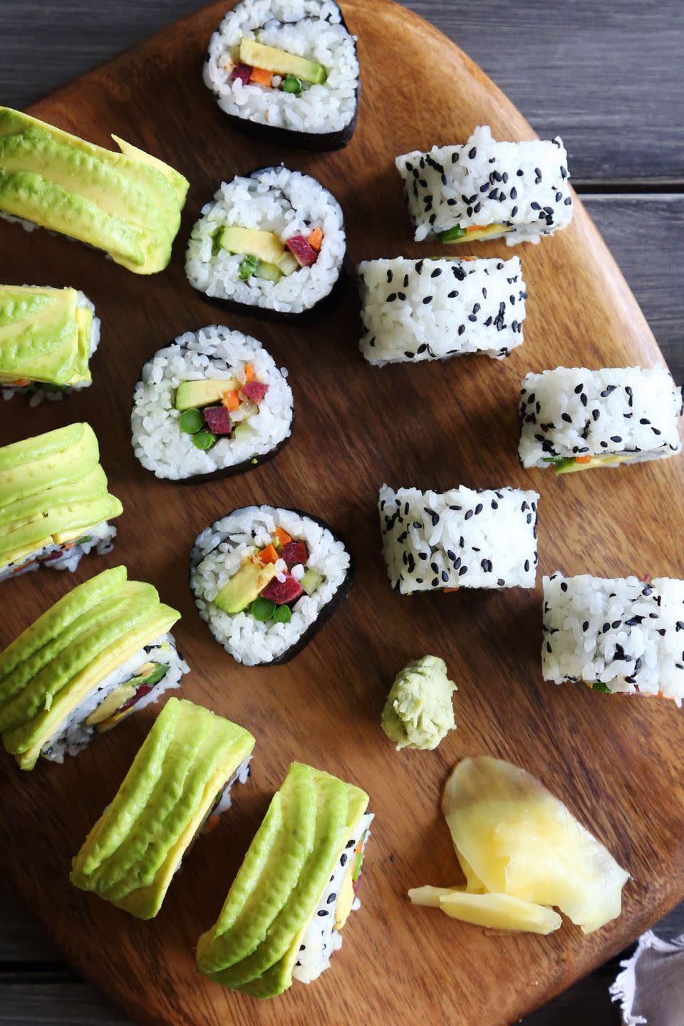 Homemade Veggie Sushi