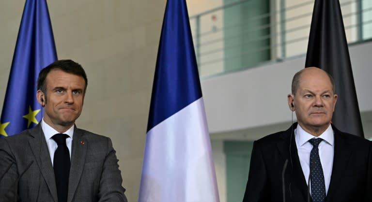 Wenige Tage vor dem Staatsbesuch des chinesischen Präsidenten Xi Jinping in Frankreich treffen Frankreichs Präsident Emmanuel Macron und Bundeskanzler Olaf Scholz (SPD) in Paris zusammen. Es sei ein privater Termin, erklärte der Elysée. (Tobias SCHWARZ)
