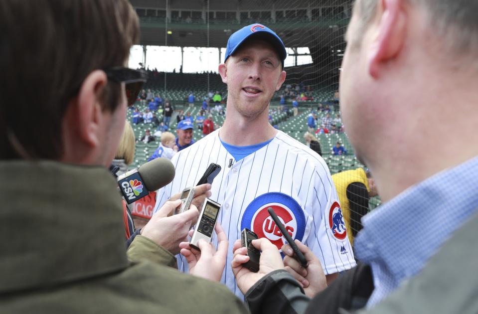 Mike Glennon was admittedly surprised when the Bears drafted another QB with the second pick. (AP)