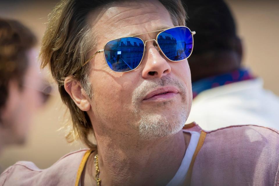 In a recent interview, Brad Pitt said he has a condition called prosopagnosia, where he has difficulty recognizing faces. Here he poses during a photocall, July 19, 2022, on the occasion of the German premiere of the feature film "Bullet Train" on a terrace of the Academy of Arts at the Brandenburg Gate in Berlin. Germany.