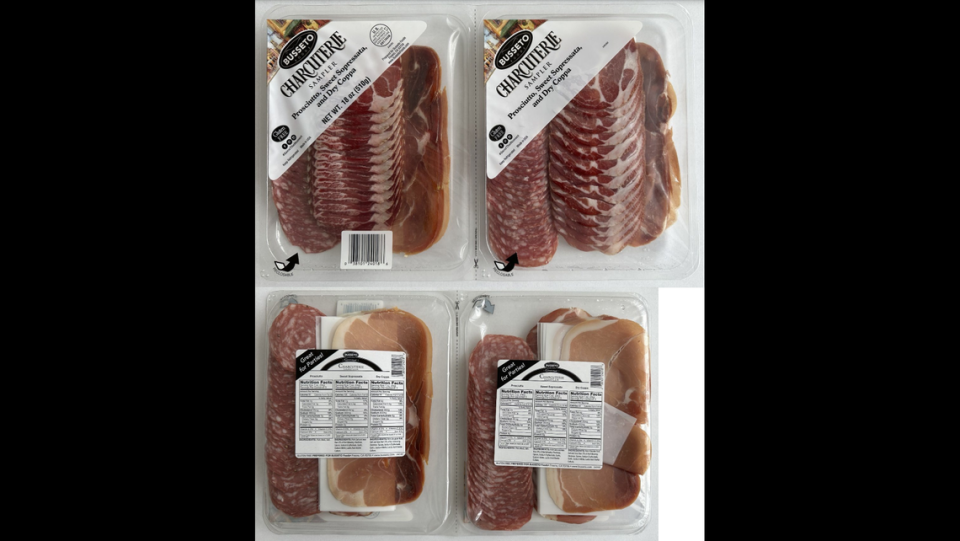 Busseto Foods Charcuterie Sampler with Prosciutto, Sweet Sopressata, and Dry Coppa