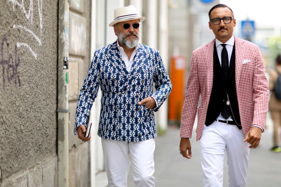 prints menswear street style