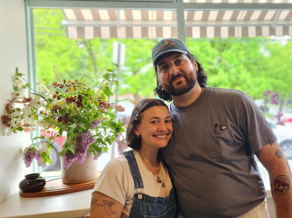 Husband and wife, chef Eric Brown and Sarah Watts have opened their brunch and lunch spot, Frankie & Laurie's at 110 Doyle Ave. in Providence. They wanted to bring a restaurant they wanted to eat at to their own neighborhood.