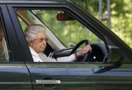 <p>The monarch isn't shy about hopping behind the wheel of her Land Rover — especially when visiting her country estates. But one normal thing you'll never spot her doing: taking a driving test. The Queen is the <a href="https://www.vanityfair.com/style/2019/04/the-queen-reportedly-given-up-driving" rel="nofollow noopener" target="_blank" data-ylk="slk:only person in the U.K. that can drive without a license;elm:context_link;itc:0;sec:content-canvas" class="link ">only person in the U.K. that can drive without a license</a>. </p>