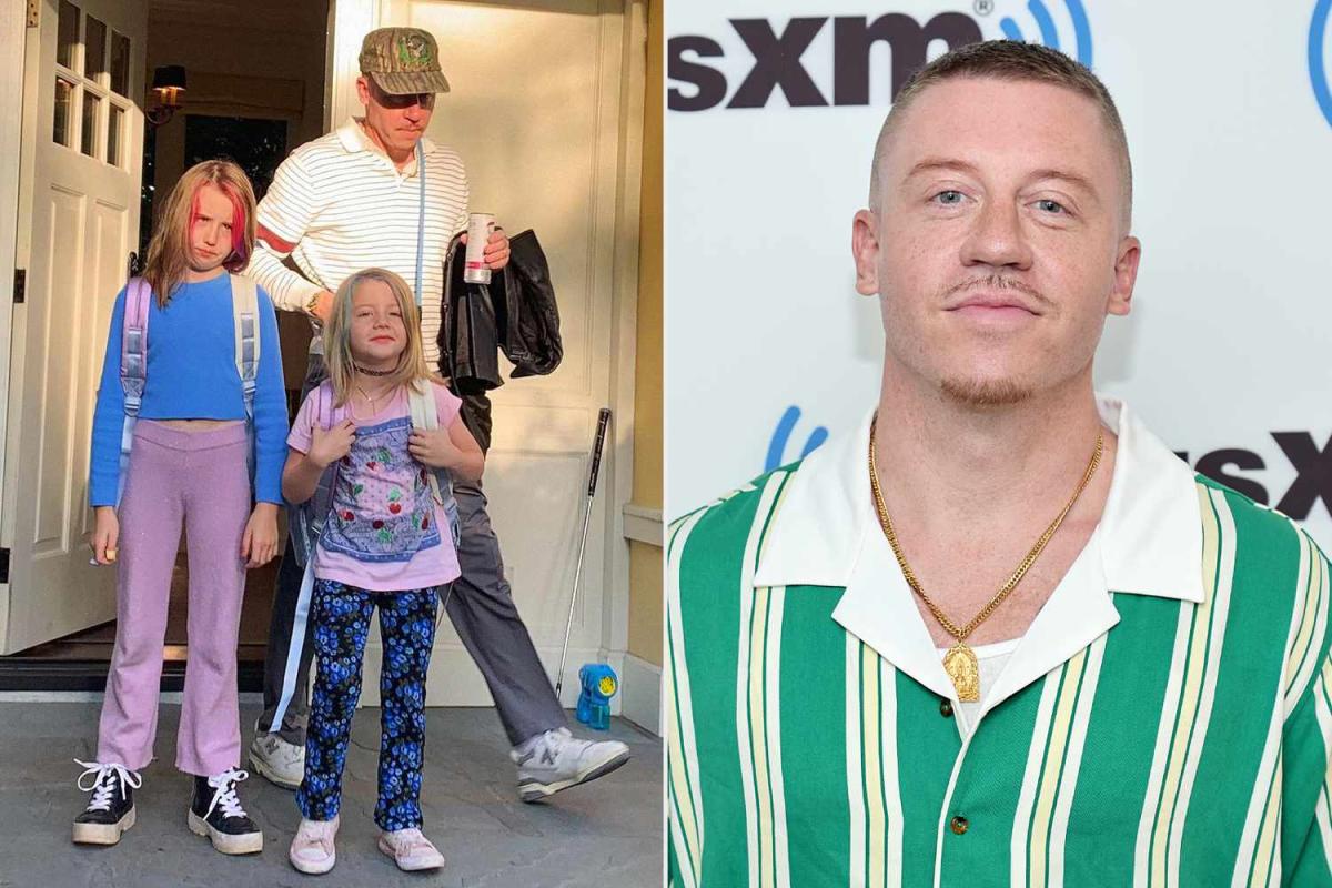 Macklemore's Daughters Colette and Sloane Strike a Pose on First