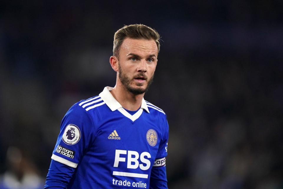 Leicester’s James Maddison (Tim Goode/PA) (PA Wire)