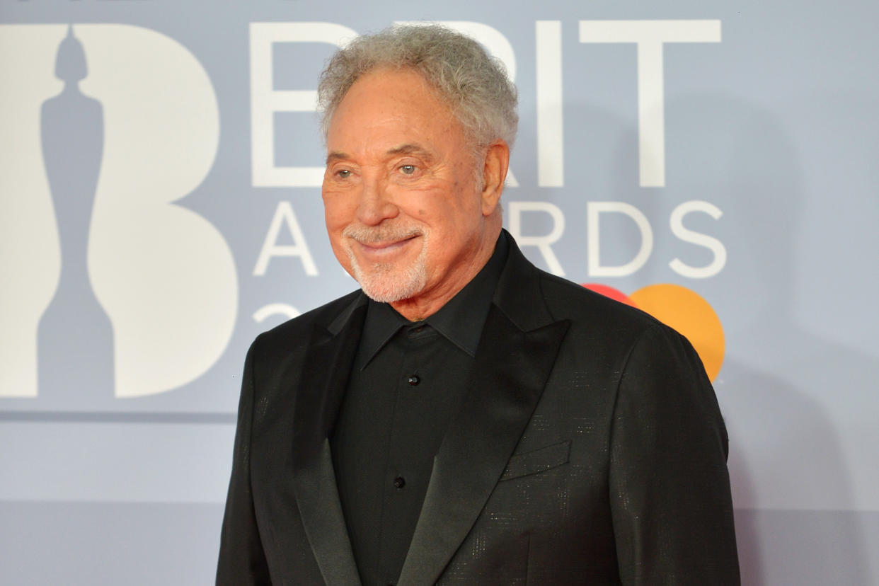 Delilah singer Sir Tom Jones attends The BRIT Awards 2020