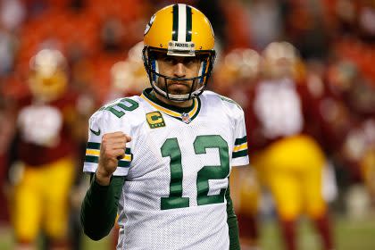 Aaron Rodgers was not at his best in 2015 (Getty Images)