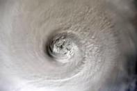 NASA handout photo of Hurricane Dorian shown from the International Space Station