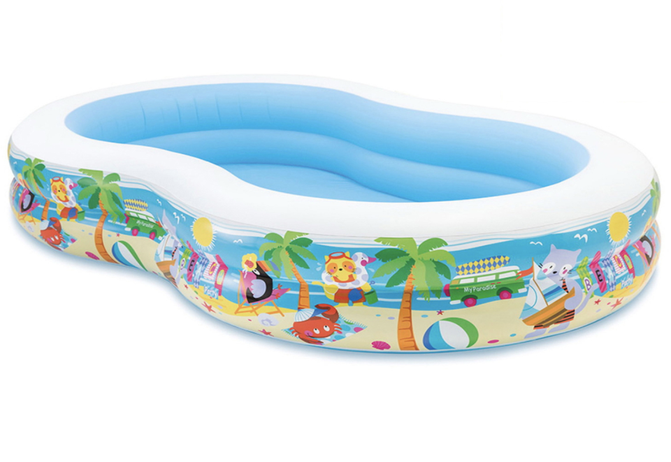 Intex Paradise Swim Centre Inflatable Swimming Pool, $49