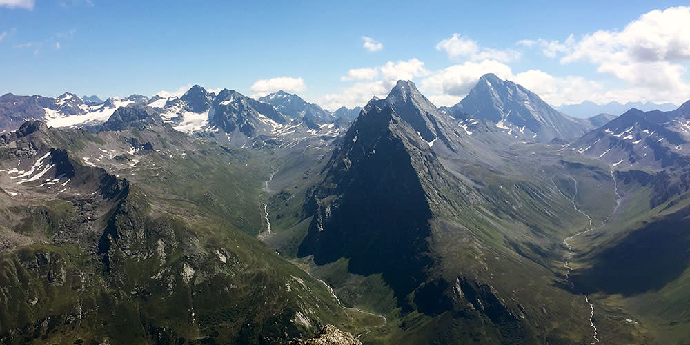 The Alps are turning green (Image: Sabine Rumpf) 