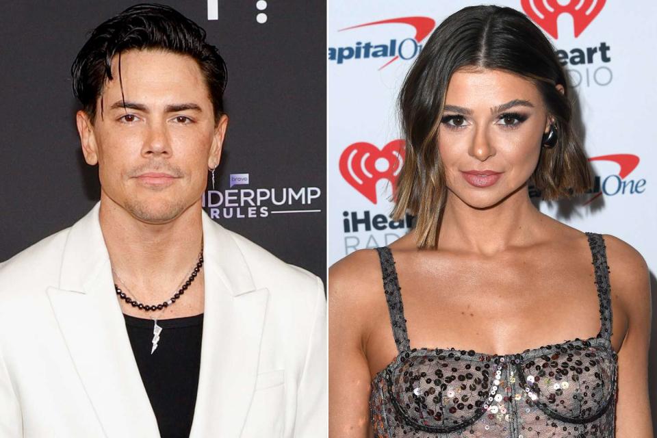 <p>River Callaway/Variety via Getty Images; Steve Granitz/FilmMagic</p> Tom Sandoval and Rachel “Raquel” Leviss 