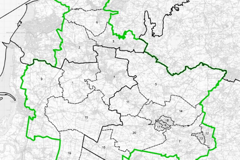 Final boundaries for the Wells and Mendip Hills constituency