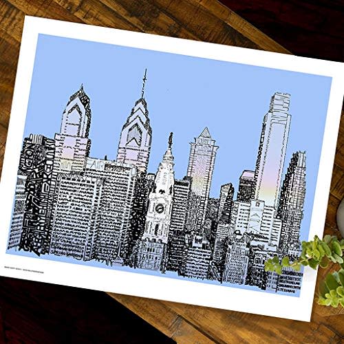 Philadelphia Skyline Word Art (Amazon / Amazon)