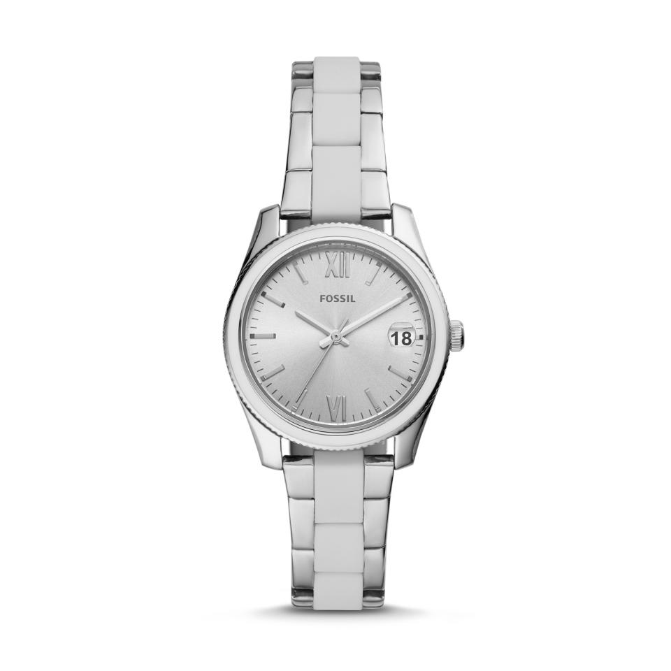 Fossil Scarlette Stainless Steel Watch. (Photo: Fossil)