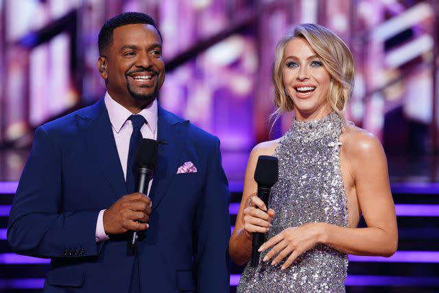 <p>Christopher Willard/Disney via Getty</p> Alfonso Ribeiro and Julianne Hough on 'Dancing with the Stars'