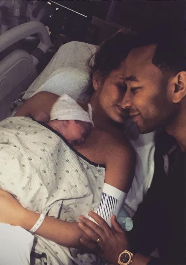 The couple welcomed their first daughter Luna into the world in April 2016 after undergoing in vitro fertilisation treatment in 2015 after struggling to conceive naturally for a few years. Source: Instagram.