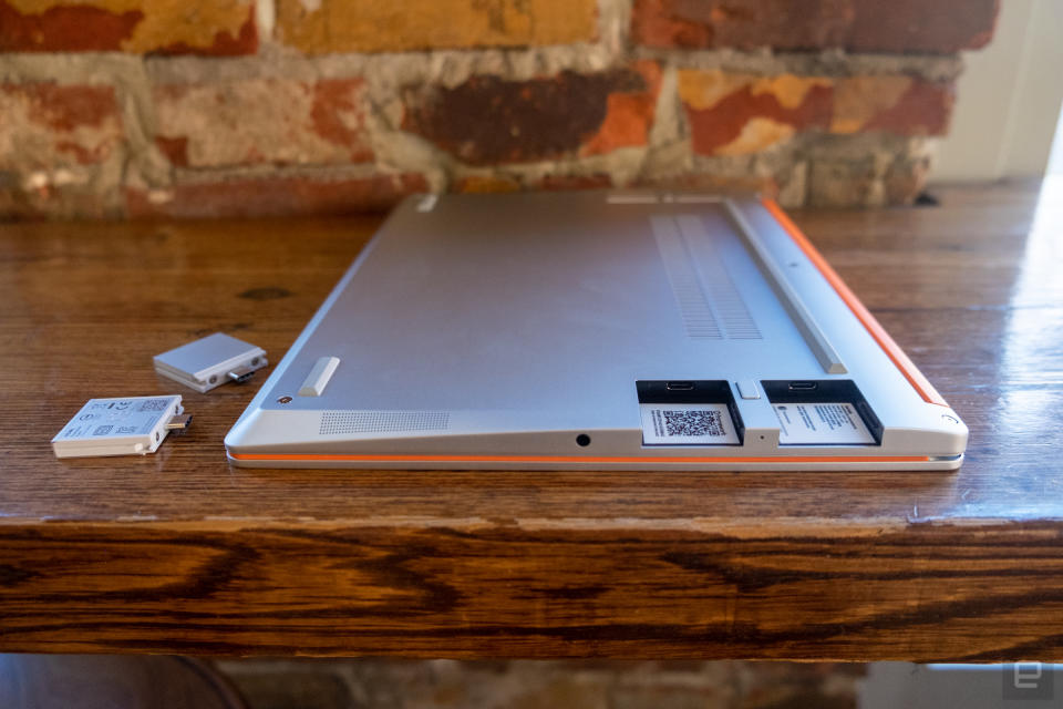 <p>Photos of Framework's first modular and repairable Chromebook.</p>
