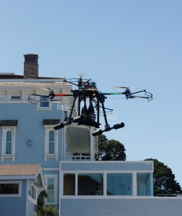 Hotel delivers Champagne to guests by drones