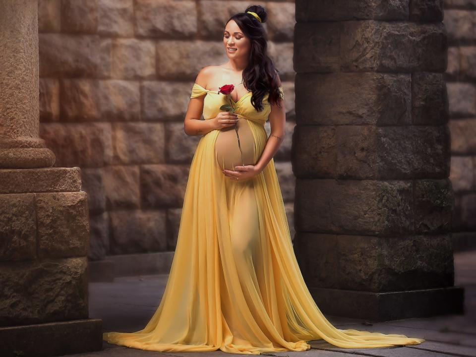 Pregnant Disney Princess Photo Shoot