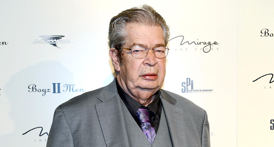 Richard “the Old Man” Harrison from History’s <em>Pawn Stars</em> arrives at the opening of the Boyz II Men residency at the Mirage Hotel & Casino in March 2013 in Las Vegas. (Photo: Denise Truscello/WireImage)