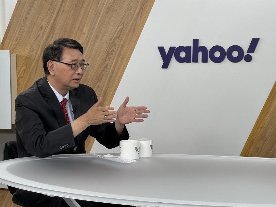 ▲前立法院秘書長林志嘉接受YahooTV《齊有此理》專訪談及國會改革法案