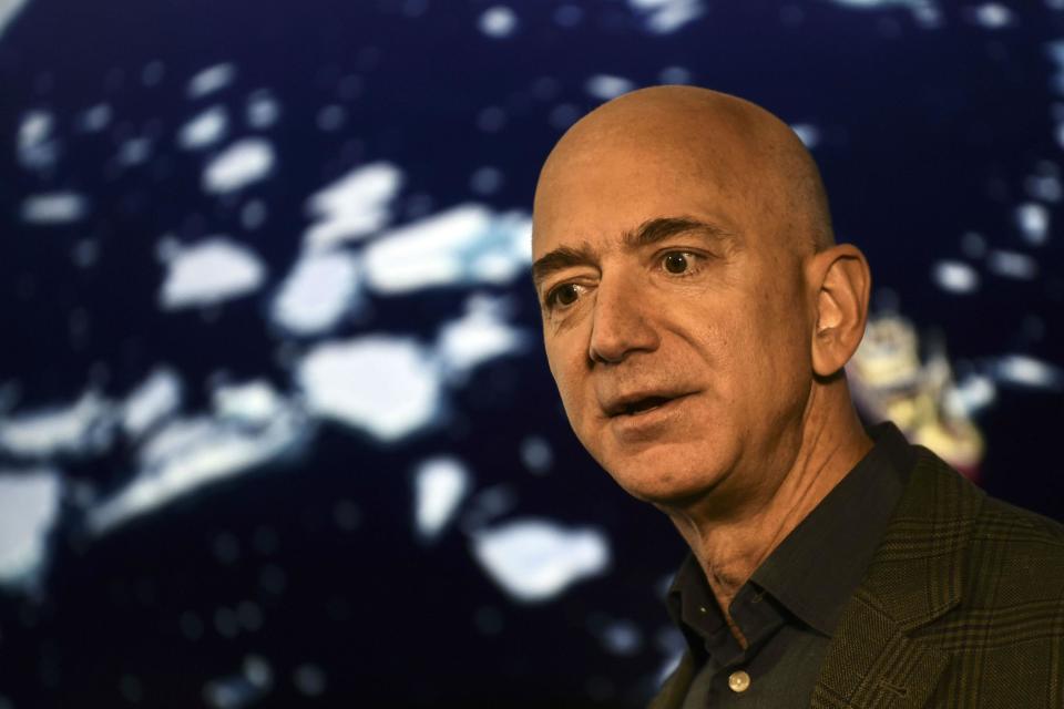 Jeff Bezos is worth an estimated $110bn: Getty