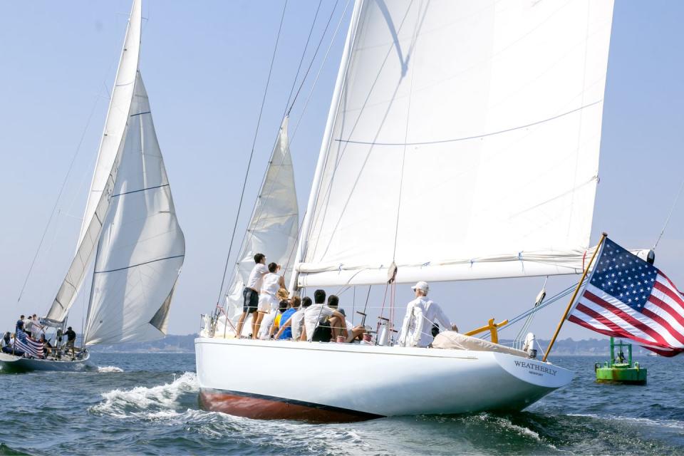 Sail in Newport Harbor.