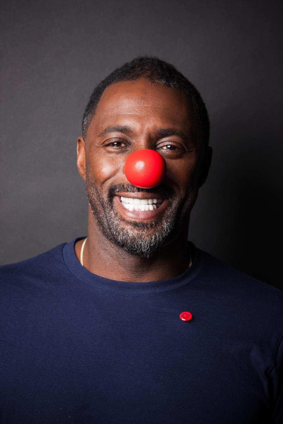 Actor Idris Elba took part in Red Nose Day in 2015 (Trevor Leighton/Comic Relief/Getty Images)