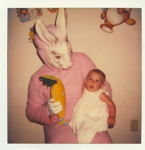 scary easter bunny mall pictures