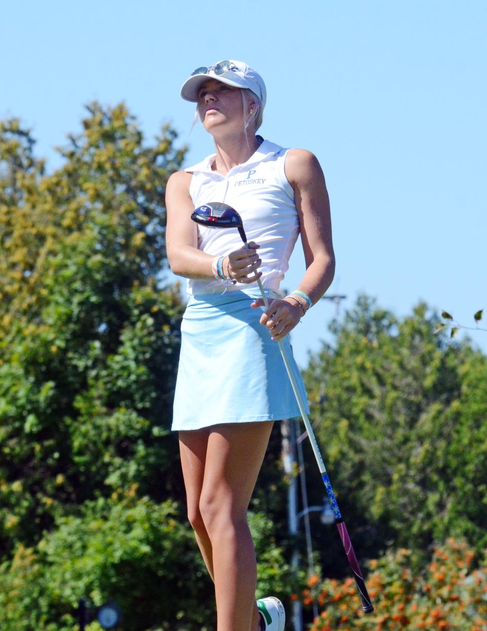 Marley Spence and the Petoskey girls' golf team got things started with the annual Lober Classic in Traverse City this Monday and Tuesday.