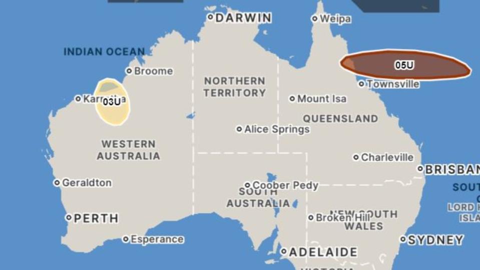 Tropical Cyclone will stretch across state on Thursday. Picture BoM