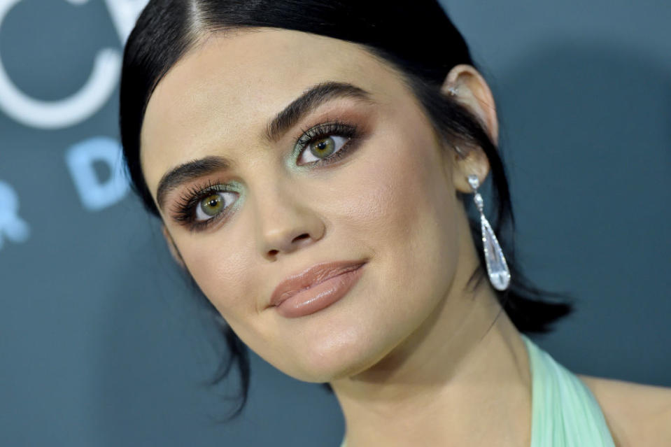 SANTA MONICA, CALIFORNIA - JANUARY 12: Lucy Hale attends the 25th Annual Critics' Choice Awards at Barker Hangar on January 12, 2020 in Santa Monica, California. (Photo by Axelle/Bauer-Griffin/FilmMagic)