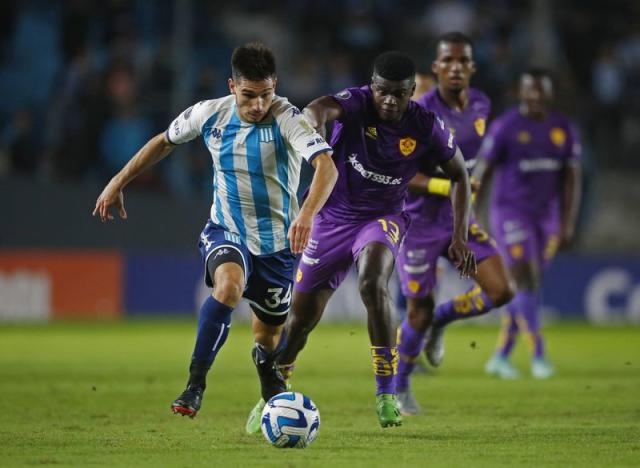 Racing Club saca agónico triunfo ante Aucas en la Libertadores