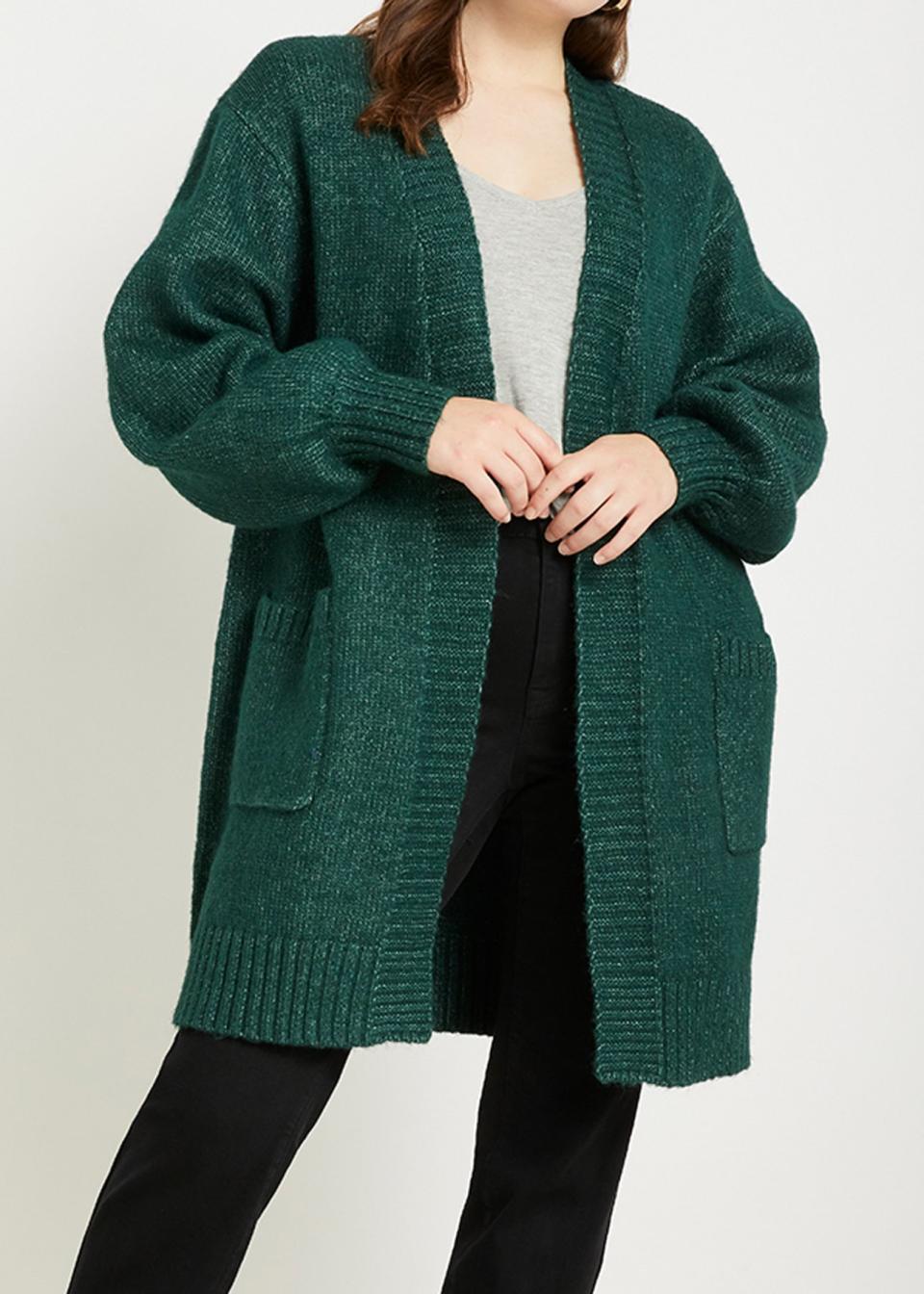 Eloquii Boyfriend Cardigan