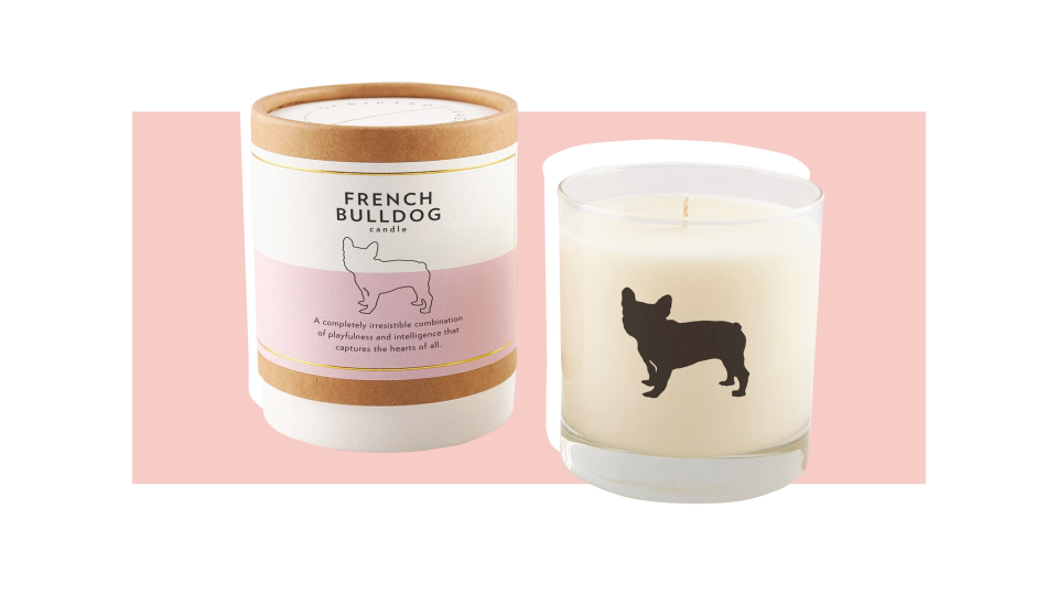 Mother's Day gifts for dog moms: Scripted Fragrence Dog Breed Soy Candle