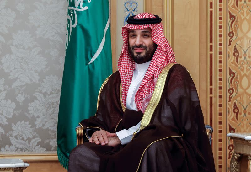 FILE PHOTO: Saudi Crown Prince Mohammed bin Salman in Riyadh