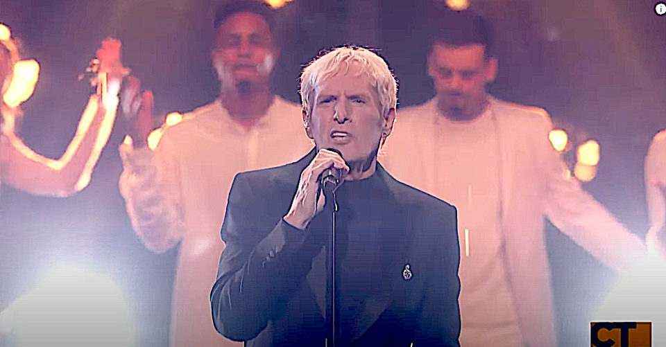 Michael Bolton represents Connecticut on the premiere of 'American Song Contest.' (Photo: NBC)