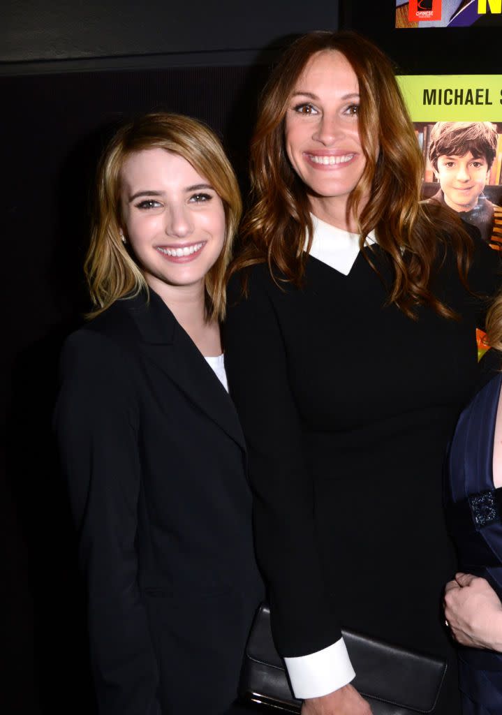 Emma Roberts and Julia Roberts