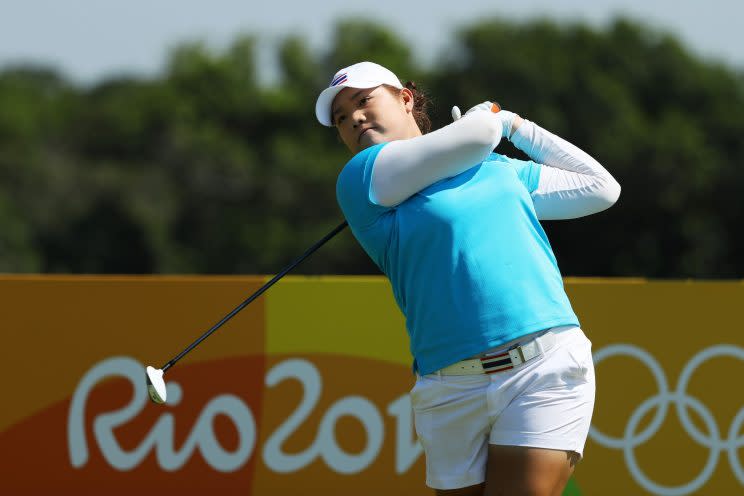 Ariya Jutanugarn set the pace on Day 1 in Rio. (Getty Images)