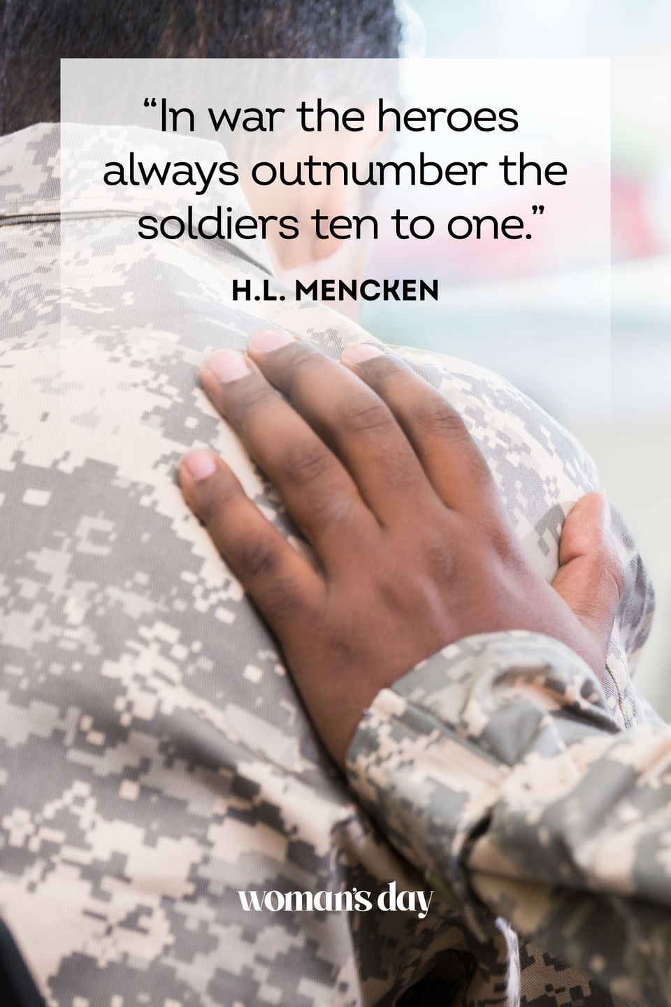 veterans day quotes hl mencken
