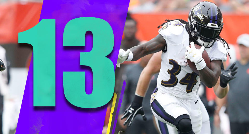 <p>The Ravens aren’t the type of team that should be throwing 57 times in any game that isn’t a blowout loss. Joe Flacco completed just 29 of those passes for 298 yards. It’s not the Ravens’ best path to victory, and probably something that won’t continue. (Alex Collins) </p>