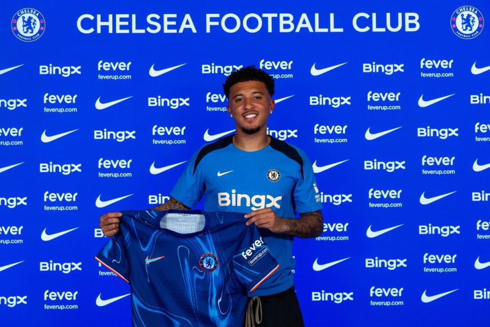 Chelsea have to wait until the last summer signing Jadon Sancho can be seen in action (Chelsea FC)