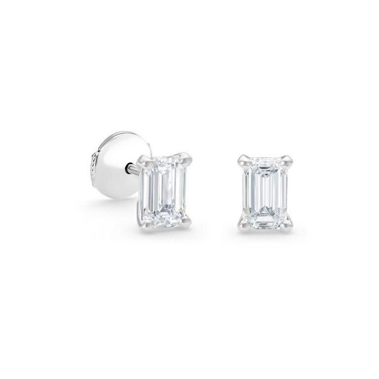 The De Beers diamond stud earrings