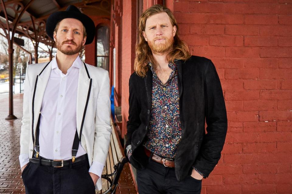 The Lumineers, Jeremiah Fraites (left) and Wesley Schultz, release their fourth album, "Brightside," on Jan. 14, 2022.