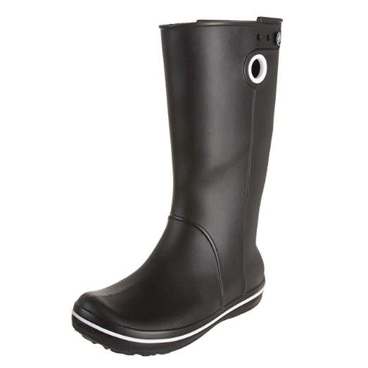 10) Crocs Women's Crocband Jaunt Rain Boot