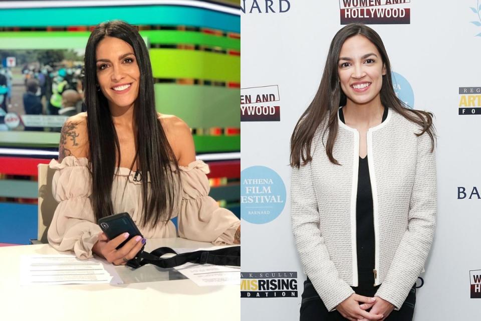 Lorena Castell y Alexandria Ocasio-Cortez