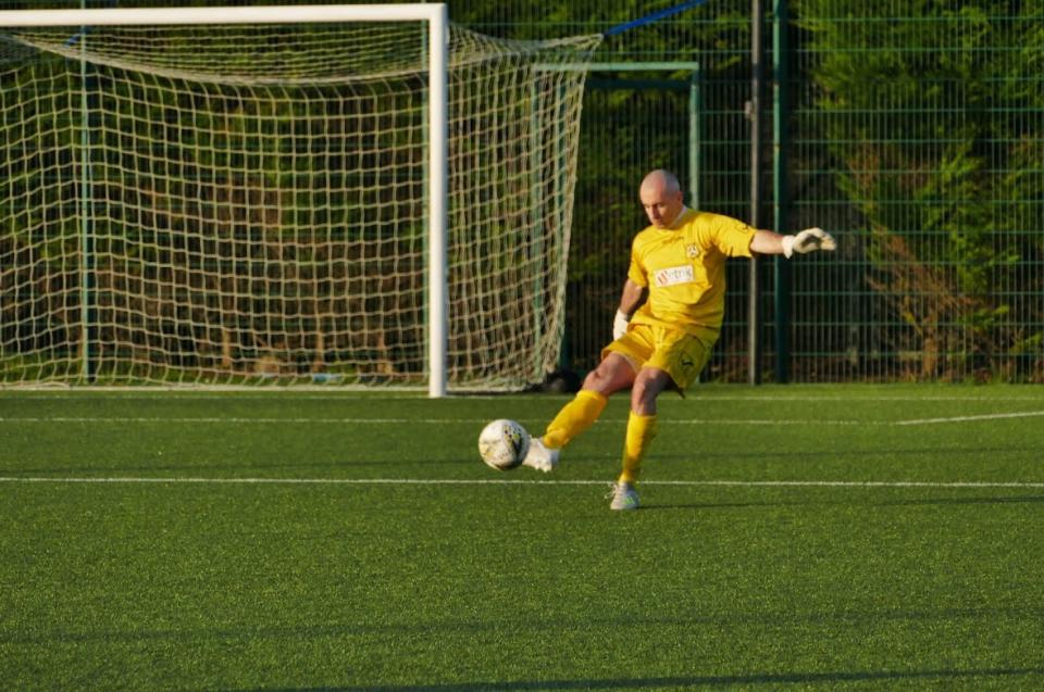 Mr McCulloch missed the end of last season with West of Scotland League side Threave Rovers while he was helping Halo demine in Ukraine (FCDO/PA)