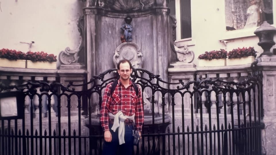 Here's Marty Kovalsky photographed in Brussels in the summer of 1986. - Courtesy of Marty Kovalsky and Myriam Van Zeebroeck