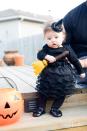 <p>A ruffled skirt, teeny hat, and plush broomstick make for one adorable baby witch. </p><p><strong>Get the tutorial at <a href="http://www.themakerista.com/to-make-or-to-buy-halloween-costumes/" rel="nofollow noopener" target="_blank" data-ylk="slk:The Makerista;elm:context_link;itc:0;sec:content-canvas" class="link ">The Makerista</a>.</strong> </p><p><a class="link " href="https://go.redirectingat.com?id=74968X1596630&url=https%3A%2F%2Fwww.etsy.com%2Flisting%2F105206163%2Fnewborn-witch-hat-baby-witch-hat-baby&sref=https%3A%2F%2Fwww.countryliving.com%2Fdiy-crafts%2Fg28304812%2Fdiy-witch-costume%2F" rel="nofollow noopener" target="_blank" data-ylk="slk:SHOP BABY WITCH HATS;elm:context_link;itc:0;sec:content-canvas">SHOP BABY WITCH HATS</a></p>